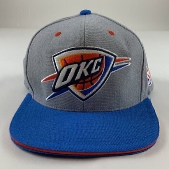 Oklahoma City Thunder NBA Mitchell & Ness SnapBack Hat - Picture 2 of 6